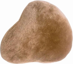 Yixasdw 10 * 10in, 11 * 11in, 12 * 12in Genuine Sheepskin Bicycle Seat Cover, Cushion Bicycle Seat Cover Sheepskin Cruiser with Sheepskin Bicycle Seat Cover/Pad