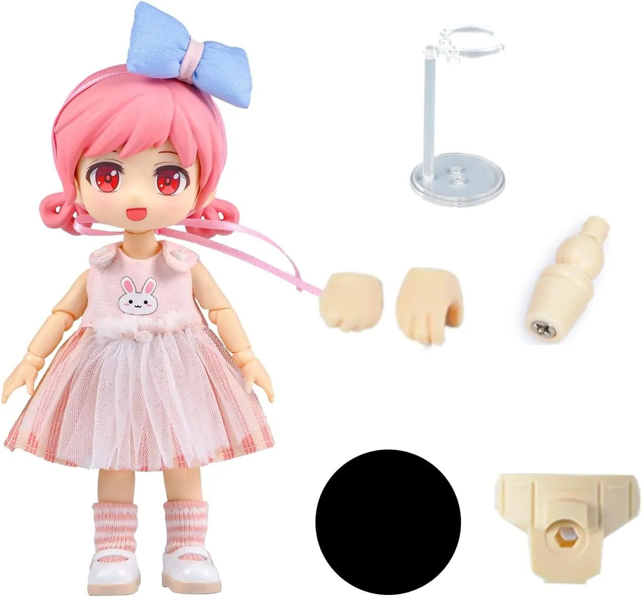 YMY Movable Joint Doll Ob11 1/12 Bjd Toys Including Gsc Doll Head Body Clothes Shoes （Yuduo）