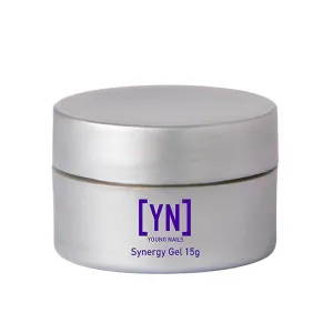 Young Nails Synergy Gel System, Clear Gloss Finishing Gel - Builder Gel Top Coat, Superior Adhesion & Strength, Hard Gel Top Coat - Gloss Top Coat, 15g