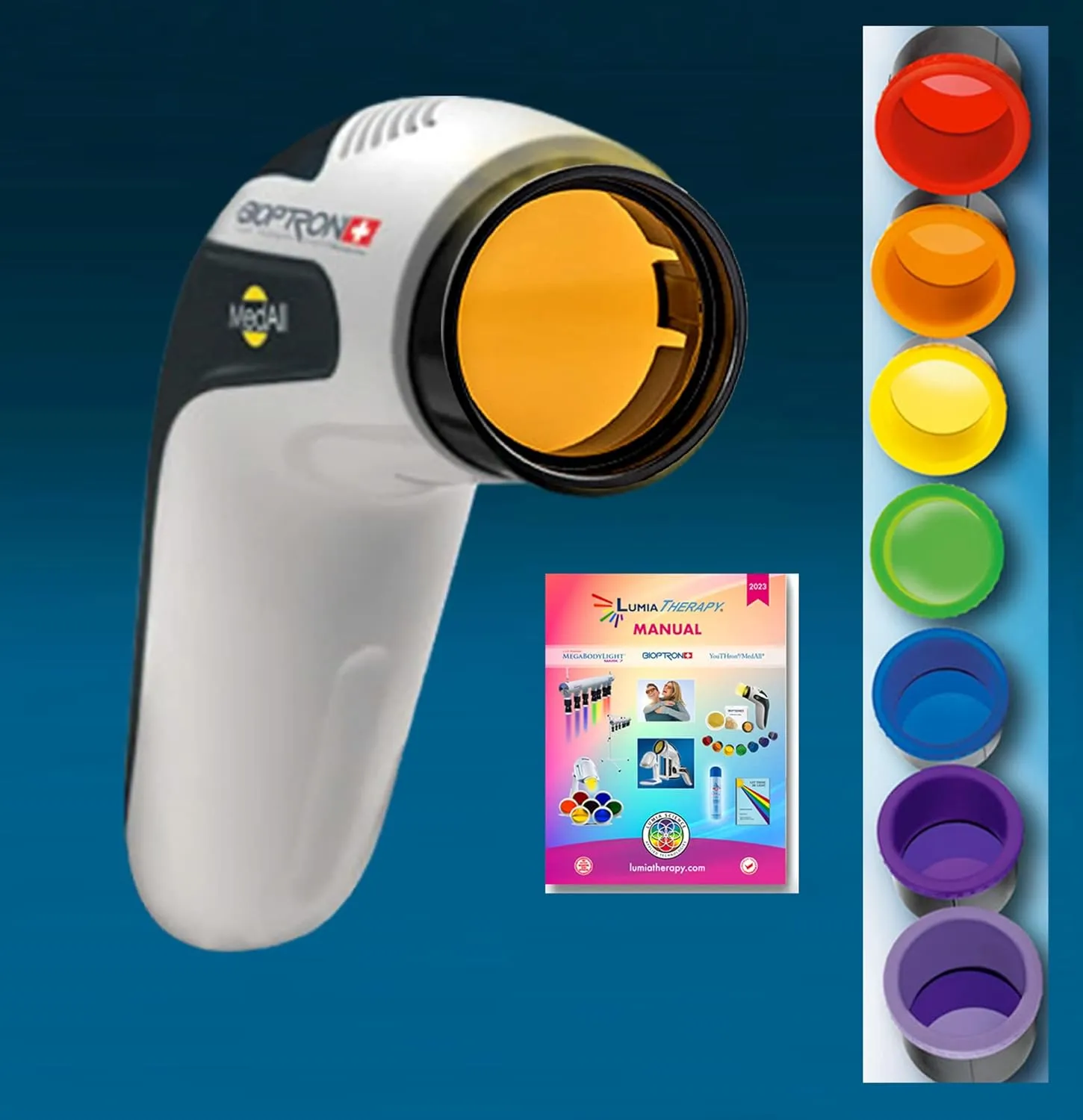 YOUTHRON® / MEDALL® w/Colour Therapy Set & Lumia Science Manual, Light Therapy at It's Best
