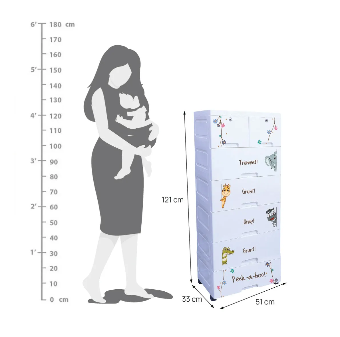 Zoo Tales Storage Cabinet