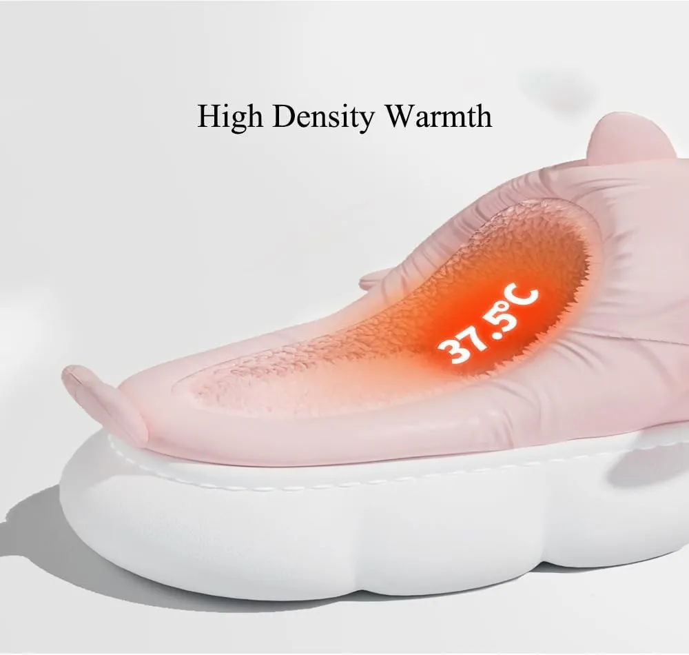 Zureto Shark Slides Winter Christmas New Year Thanksgiving Winter Warm Cozy Adults House Home Winter Shoes